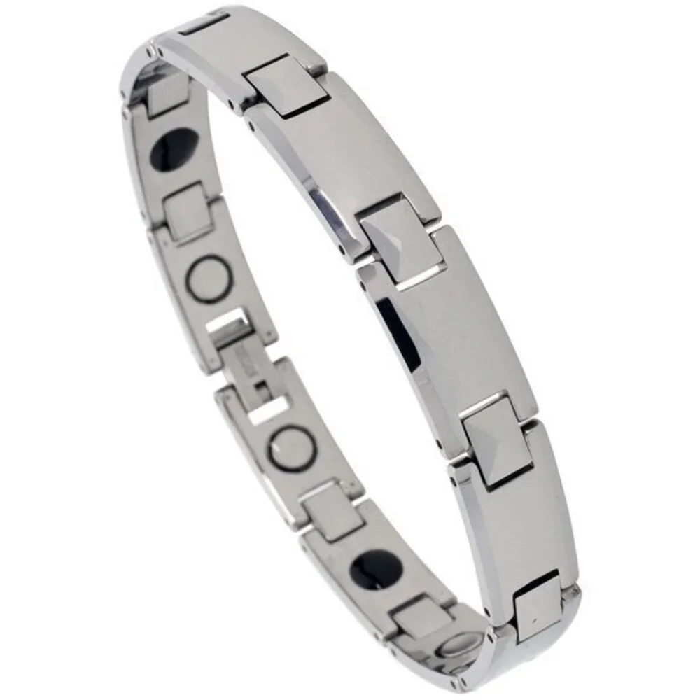 Tungsten Carbide Bracelet Magnetic Therapy 8.5
